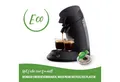 Produktbild: Philips Senseo Kaffeepadmaschine Original Plus ECO CSA210/22, mit zwei Kaffee-Einstellungen, aus 80% rec. Plastik