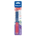 Produktbild: Pelikan Buntstifte rot&blau 3-eckig dick FSC 2er Blister