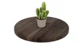 Produktbild: LAMO Manufaktur Esstischplatte LAMO Manufaktur Holzplatte rund 40 cm aus Naturholz für Couchtisch (Bürotisch, Esstischtischplatte), Kaffeetisch, Kindertisch, Stärke: 28 mm Farbe: Ebenholz