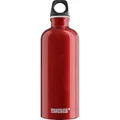 Produktbild: SIGG - Alu Trinkflasche - Traveller Rot - Klimaneutral Zertifiziert - Für Kohlensäurehaltige Getränke Geeignet - Auslaufsicher - Federleicht - BPA-frei - Outdoor - 0,6L