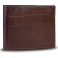 Produktbild: bugatti Leder Geldbörse Lima RFID Wallet With Flap Croco Brown dunkelbraun - Dunkelbraun