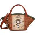 Produktbild: Anekke Handtasche Umhängetasche Peace & Love Basket Bag Camel mehrfarbig - Bunt