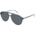 Produktbild: Polaroid PLD 4162/S Unisex-Sonnenbrille Vollrand Pilot Kunststoff-Gestell, grau