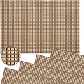 Produktbild: matches21 Tischset Platzset ELEGANCE edle Platzmatten gewebt aus Kunststoff 45x30 cm/abwaschbar 4er Set altgold-farben