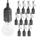 Produktbild: greate 12x Baufassung E27 Lampenfassung 60W Baustellenfassung Lampenhalter 250V