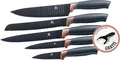Produktbild: KING Messer-Set Carbon Design (Set, 6-tlg), (5 Messer), incl. Sparschäler, Wellenschliff
