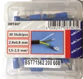 Produktbild: Kabelschuhe Flachsteckhülse blau 1,5-2,5mm²  2,8mm  4,8mm  6,3mm  Stecker