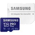 Produktbild: Samsung Micro-SD-Karte PRO Plus 128GB, bis 160 MB/s, UHS-I U3, SDXC