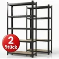 Produktbild: Schwerlastregal Lakota Traglast Bis 1250 Kg Individuell Einsetzbar Schwarz 150 X 75 X 30 Cm
