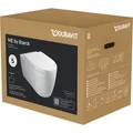 Produktbild: Duravit ME by Starck Wand-WC Duravit Rimless® Set, 45290900A11, Farbe: Weiß mit Wondergliss
