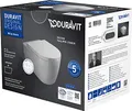 Produktbild: Duravit Wand-WC Set ME by Starck ohne Spülrand, Weiß Tiefspüler, und Sitz Absenk, 45290900A11