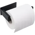Produktbild: Toilettenpapierhalter, Selbstklebend, Edelstahl, Rolle, Bad, Küche, Schwarz