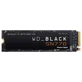 Produktbild: WD_BLACK SN770 NVMe SSD 2 TB (High-Performance, Gaming, PCIe Gen4, M.2 2280, Lesen 5.150 MB/s, Schreiben 4.850 MB/s) Schwarz