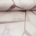 Produktbild: Fraktale Geometrische Marmor Tapete Roségold / Pink Fine Decor FD42264 Metallic