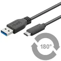 Produktbild: Goobay USB 3.1 SuperSpeed+ Kabel C-Stecker > USB 3.0 A-Stecker 1m # 67890