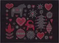 Produktbild: Ekelund Tischsets (2x Set) Julnatt Weihnachten 35x48 cm Baumwolle