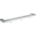 Produktbild: Emco Loft Doppelbadetuchhalter 056100160 chrom, 642 mm, mit 3 abnehmbaren Haken weiss