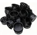 Produktbild: UP Gerätedose, Unterputz, D: 70mm, Tiefe: 35mm, schwarz, IP20