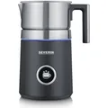 Produktbild: Severin SM 3587 Milchaufschäumer edelstahl/schwarz 360° LED-Lichtring 0,7 L 500W