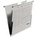 Produktbild: Falken 25x Hängetasche UniReg 230g/m2-Kraftkarton +Leinenfröschen Grau 80002694F
