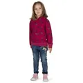 Produktbild: SALT AND PEPPER Kapuzensweatshirt AOP glitter Horse mit kuscheliger Innenseite rosa 104