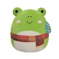 Produktbild: Squishmallows SQCR04581 - Wendy der Frosch mit Schal 30 cm, offizielles Jazwares Plüsch, superweiches Kuscheltier