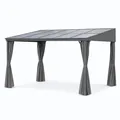 Produktbild: osoltus Alu Pavillon Terrassendach Terrassenüberdachung Toledo Hardtop 3 x 4 m