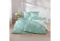 Produktbild: Estella Bettwäsche Estella Mako Jersey Bettwäsche 155x220 Tira mint Retro Geflecht 6359-5, Mako-Jersey, 2 teilig, für Sommer oder Winter