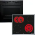 Produktbild: Bosch HND671FH62 - Einbauherd & Elektrokochfeld mit 5 Jahre Garantie, HEG278BB3 & NKN64RGA2E, Mit Rahmen aufliegend, 60 cm