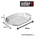 Produktbild: WEBER PREMIUM-GRILLKORB- Gemüse/ Obst Meeresfrüchte aus Edelstahl NEU - OVP