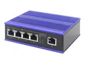Produktbild: DIGITUS DN-650107 4 Port Fast Ethernet Netzwerk PoE Switch