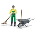 Produktbild: bruder Spielfigur bworld 62610, ab 4 Jahre, Landwirt mit Zubehör, 10,7 x 17 cm