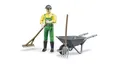 Produktbild: bruder - bworld - Figurenset Landwirt mit Zubehör - Maßstab 1:16 - 4+
