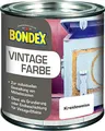 Produktbild: Bondex Vintage Farbe Kreideweiß 0,375 L für 5 m² | Kreative Innengestaltung | Vintage-Effekt | Pflegt und schützt | Seidenmatt | Möbelfarbe | Dekofarbe