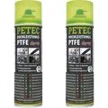 Produktbild: 2x PETEC HOCHLEISTUNGS PTFE-SPRAY 500ml TRENNMITTEL GLEITMITTEL SCHMUTZABWEISEND
