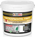 Produktbild: Isolbau Fertigspachtel Finish 10 kg, Glättspachtel Fugenspachtel, Gebrauchsfertige Polymer-Gips Fertig-Spachtelmasse für innen, Weiß Q1-Q6