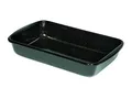 Produktbild: Riess, 0435-022, Auflaufform 36/21,5, CLASSIC BACK- UND BRATFORMEN, Maße 40 x 23.5 cm, Höhe 5.7 cm, Emaille, schwarz, Bratpfanne, Bräter, Induktion