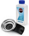 Produktbild: Philips Senseo CA6522/02 Flüssigentkalker+Padhalter f.2 Tassen Rostfreier Stahl