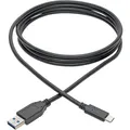 Produktbild: Eaton USB-C to USB-A Cable M/M USB 3.1 Gen 1 5Gbps Thunderbolt 3 Compatible 6ft. 1,83m (1.83 m, USB 3.2 Gen 1) (U428-006)