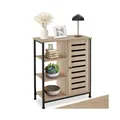 Produktbild: tectake Sideboard, Industrial Style, Ablage und 3 offene Fächer, mit höhenverstellbaren Kunststofffüßen, 70 x 32 x 82 cm