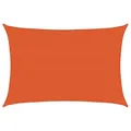 Produktbild: vidaXL Sonnensegel, UV Schutz Sonnenschutz für Terrasse Balkon Garten, Windschutz Wetterschutz Rechteckig, Sonnendach, 160g/m² Orange 4x5m HDPE