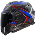 Produktbild: LS2 FF901 Advant X Carbon helmet Future II white blue