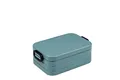 Produktbild: Mepal - Lunchbox Take a Break Midi - Brotdose To Go - Für 2 Sandwiches oder 4 Brotscheiben - Meal Prep Box - Essensbox mit Unterteilung - Spülmaschinenfest - 900 ml - Nordic Green