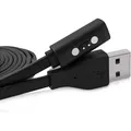 Produktbild: kwmobile kompatibel für Pebble 2SE / 2+ / Time / Time Steel / Time Round USB Ladekabel - Charger für Smart Watch - Fitnesstracker Ersatzkabel - Schwarz