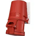 Produktbild: Mennekes 32 CEE Wandsteckdose mit TwinCONTACT 32A, 5p, 6h, 400V, IP44
