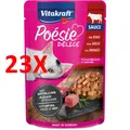 Produktbild: 23 X Vitakraft Cat Poems Delice Beutel Mit Rindfleisch 85 Gramm