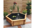 Produktbild: Hochteich, Miniteich, Hochbeet promadino Sechseck 128 x 128 x 41 cm