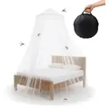 Produktbild: Relaxdays Moskitonetz Bett 250 cm Weiß