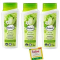 Produktbild: 3x Balea Pure Frische Shampoo + 1x Bebe festeDuschpflege | 3x 300ml | mit grünem Apfelduft | ohne Silikone