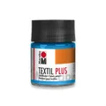Produktbild: Marabu Textil Farbe Plus hell blau 50ml Glas volldeckend waschbeständig Deckkraf